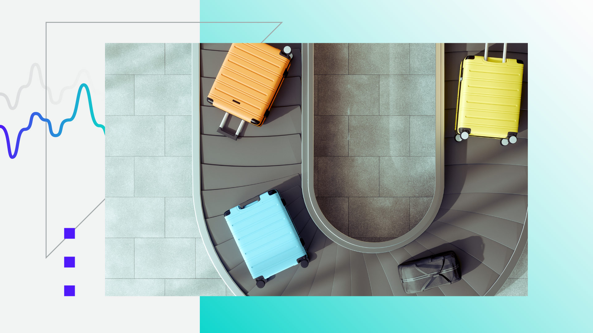 Graphic conveying trends in the travel & hospitality industry.