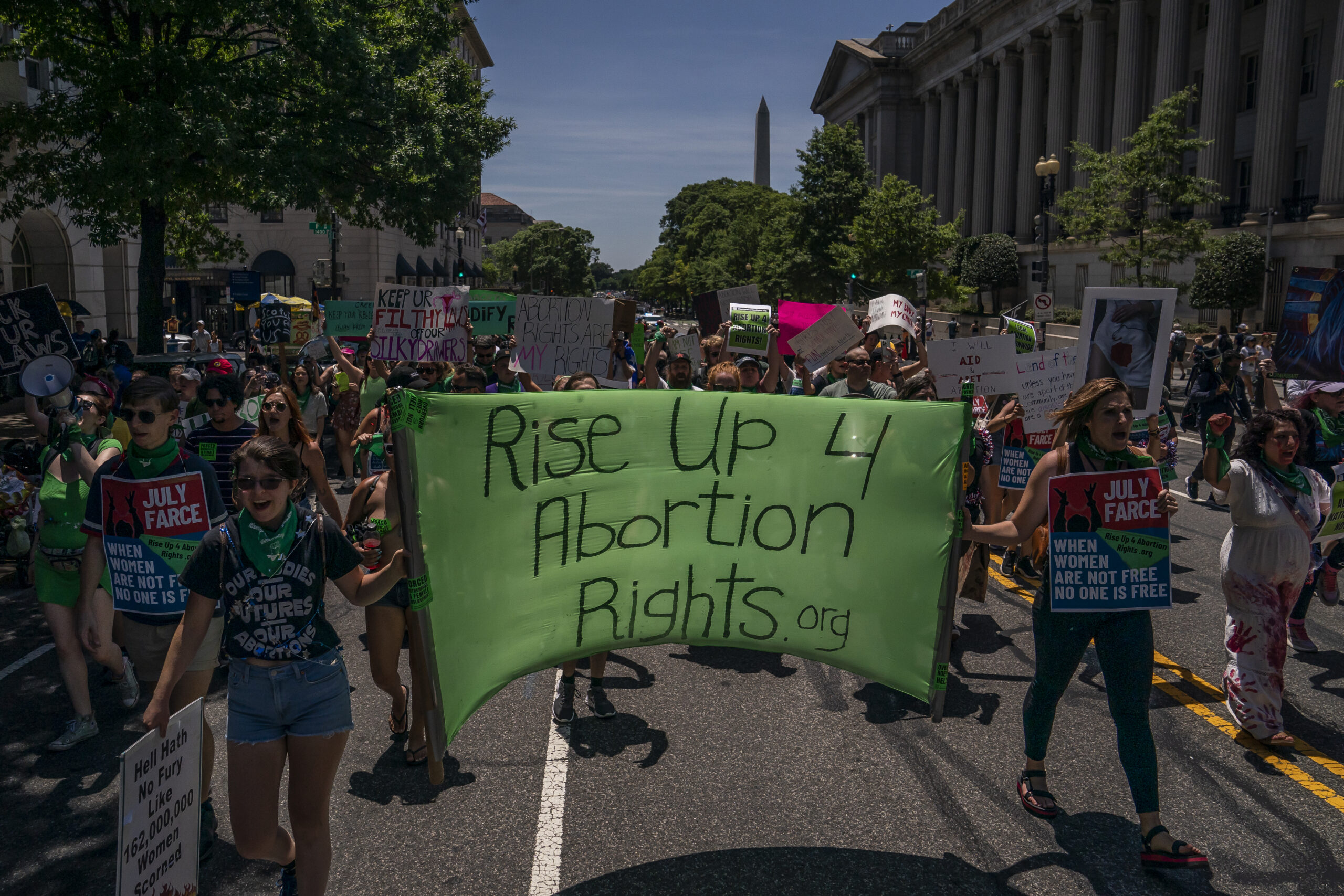 Abortion rights protest photograph