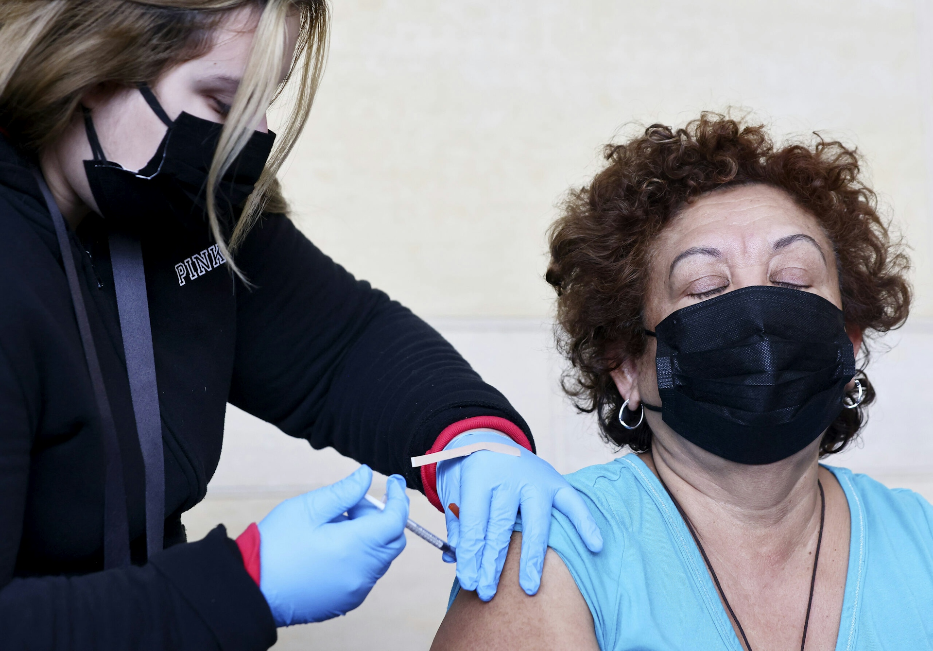 Image of person getting COVID-19 vaccine