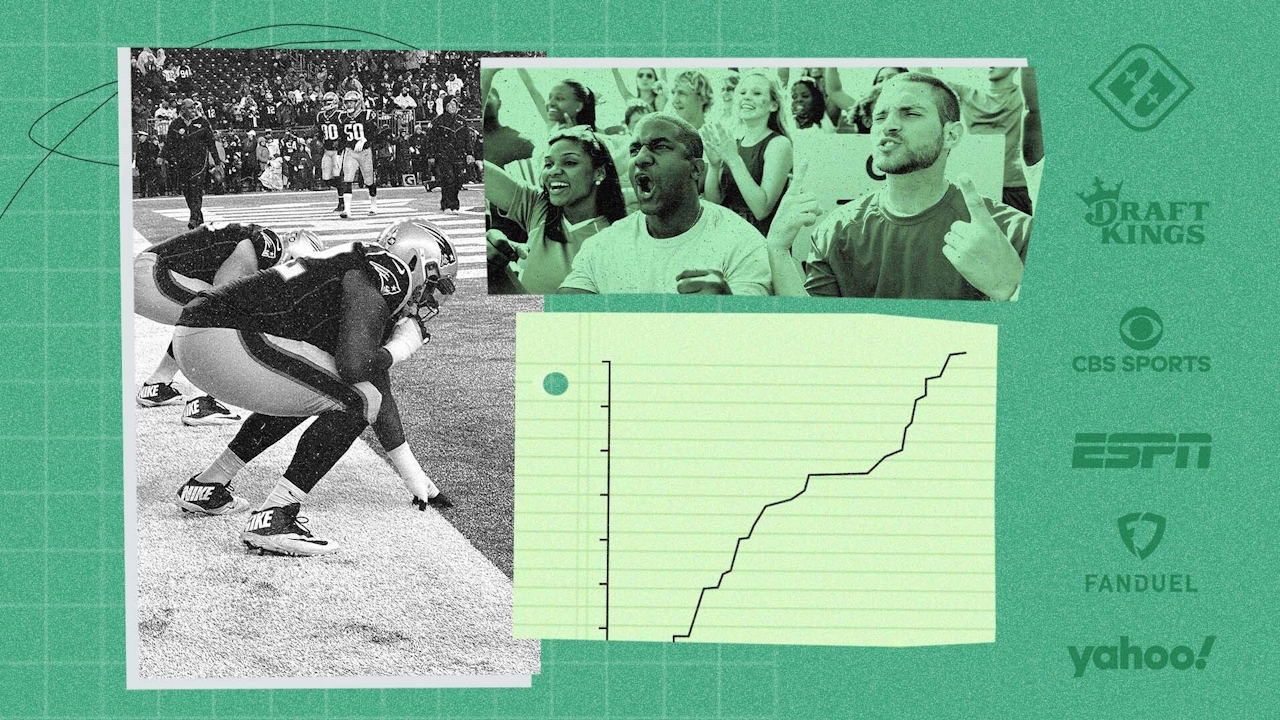 Graphic conveying fantasy football consumer trends
