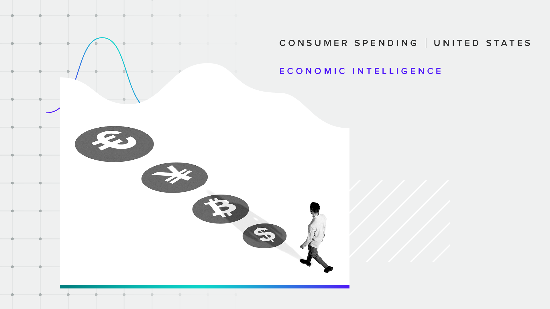Graphic image conveying MCEI Consumer Spending