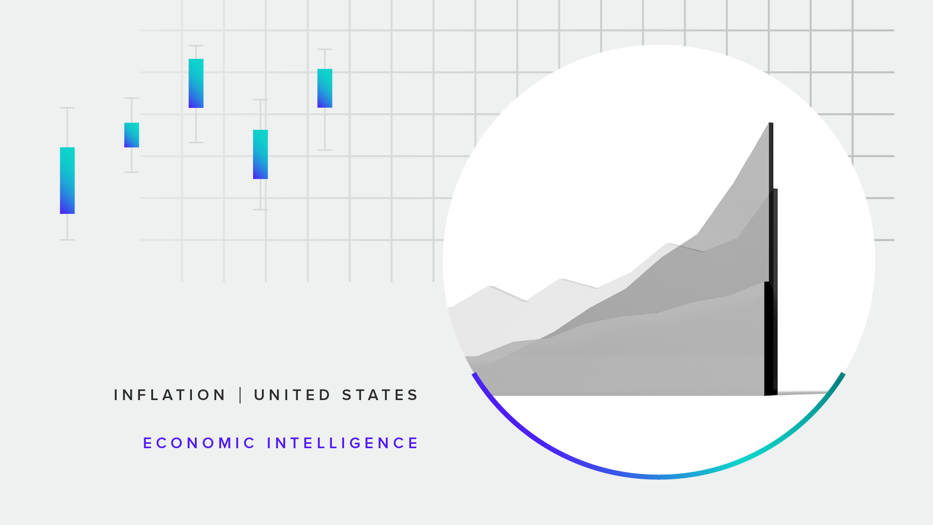 Graphic conveying inflation in the United States.