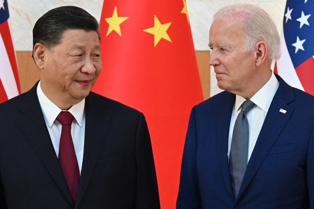 Image of President Joe Biden and Chinese President Xi Jinping.