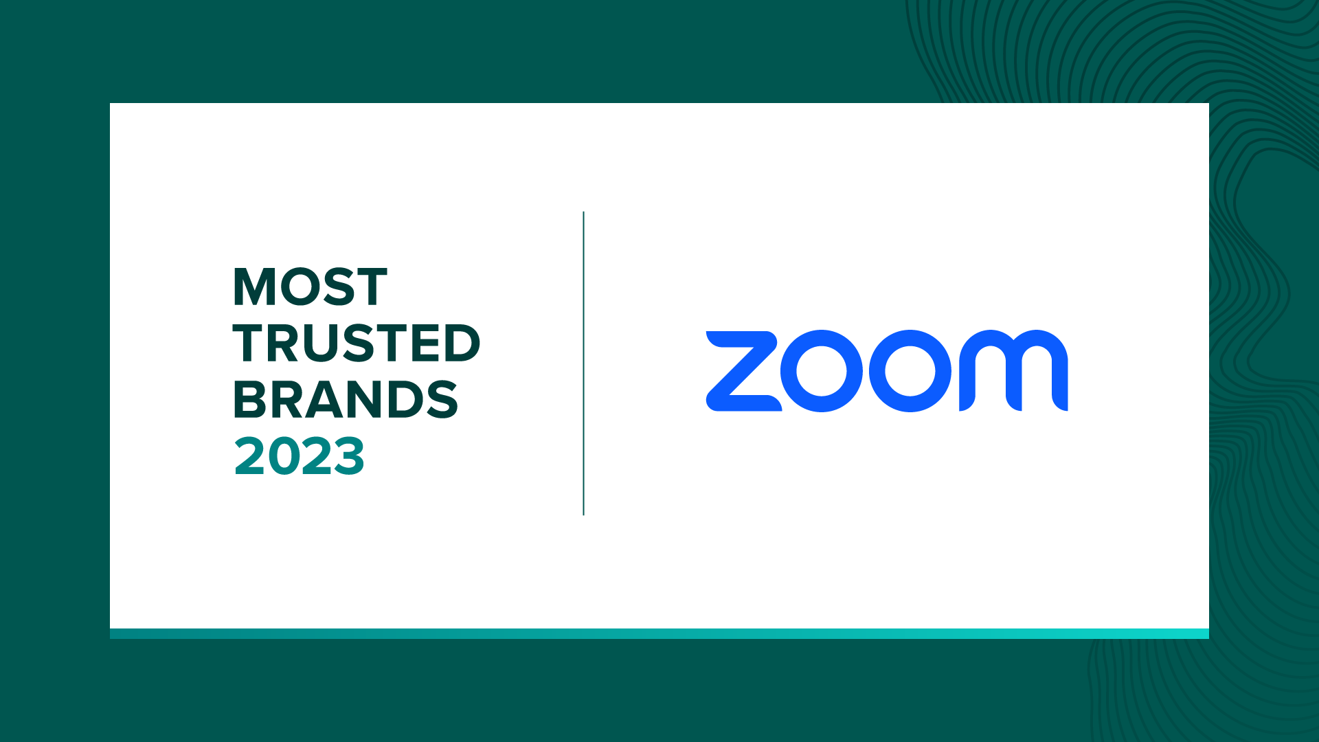 Most Trusted Brands 2023: Zoom